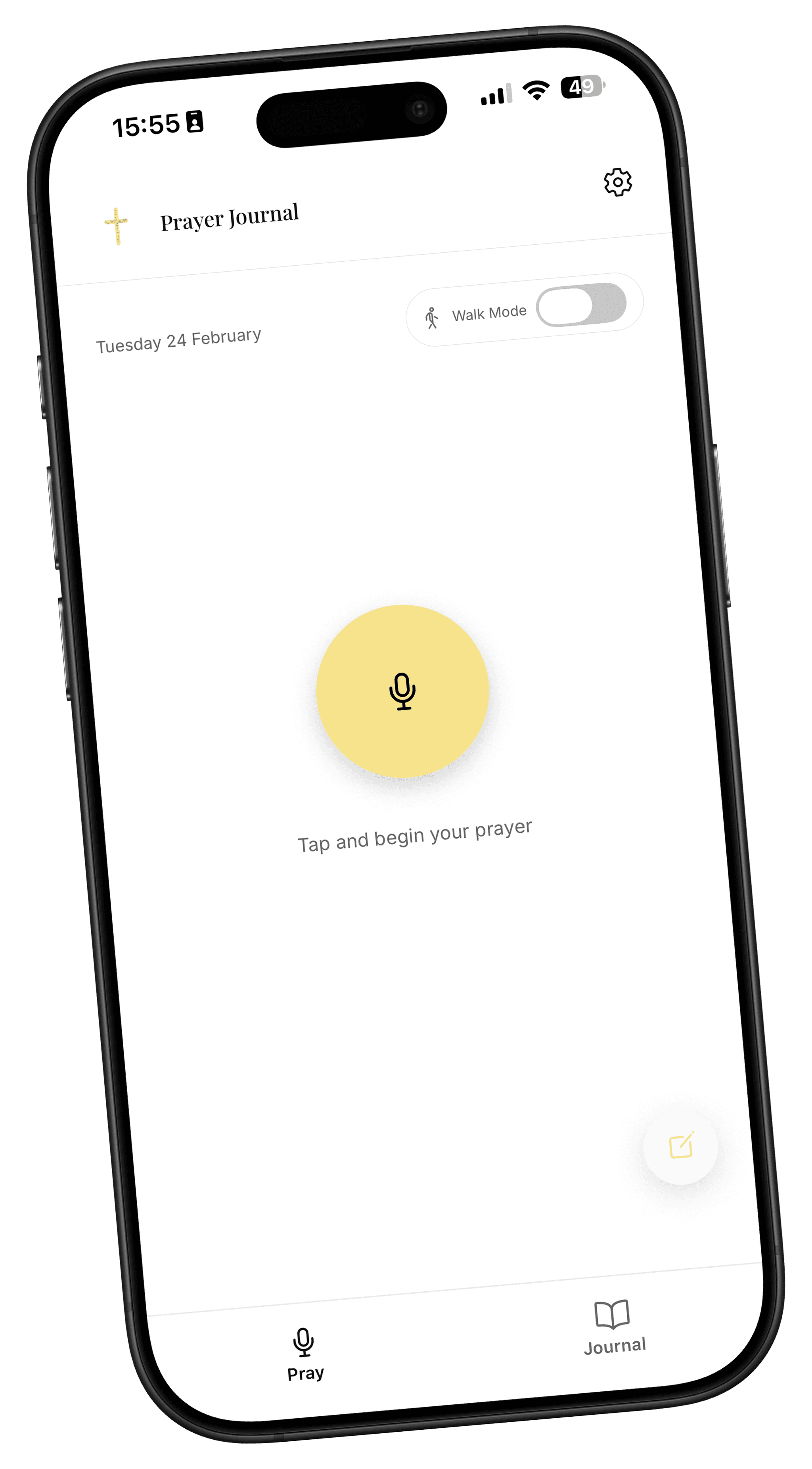 Prayer Journal mockup one